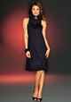 Dress with sequines, black